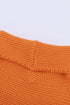 Turtleneck Splicing Chunky Knit Pullover Sweater